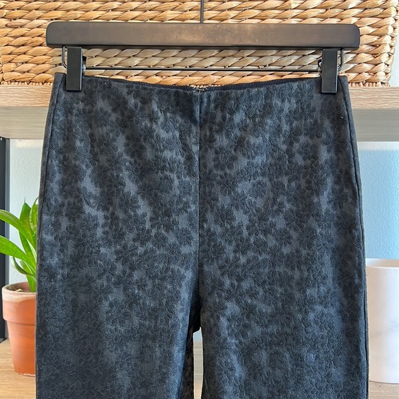 Rag & Bone Mid-Rise Flower Jacquard Ankle Pant, 4